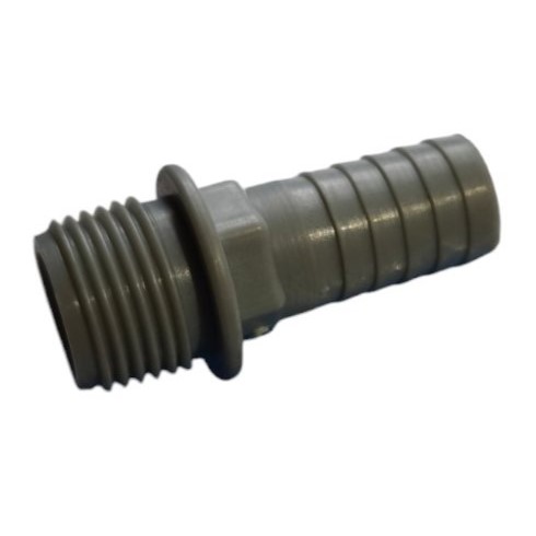Adaptor cu portfurtun D. 15x1/2" FE (gri) T
