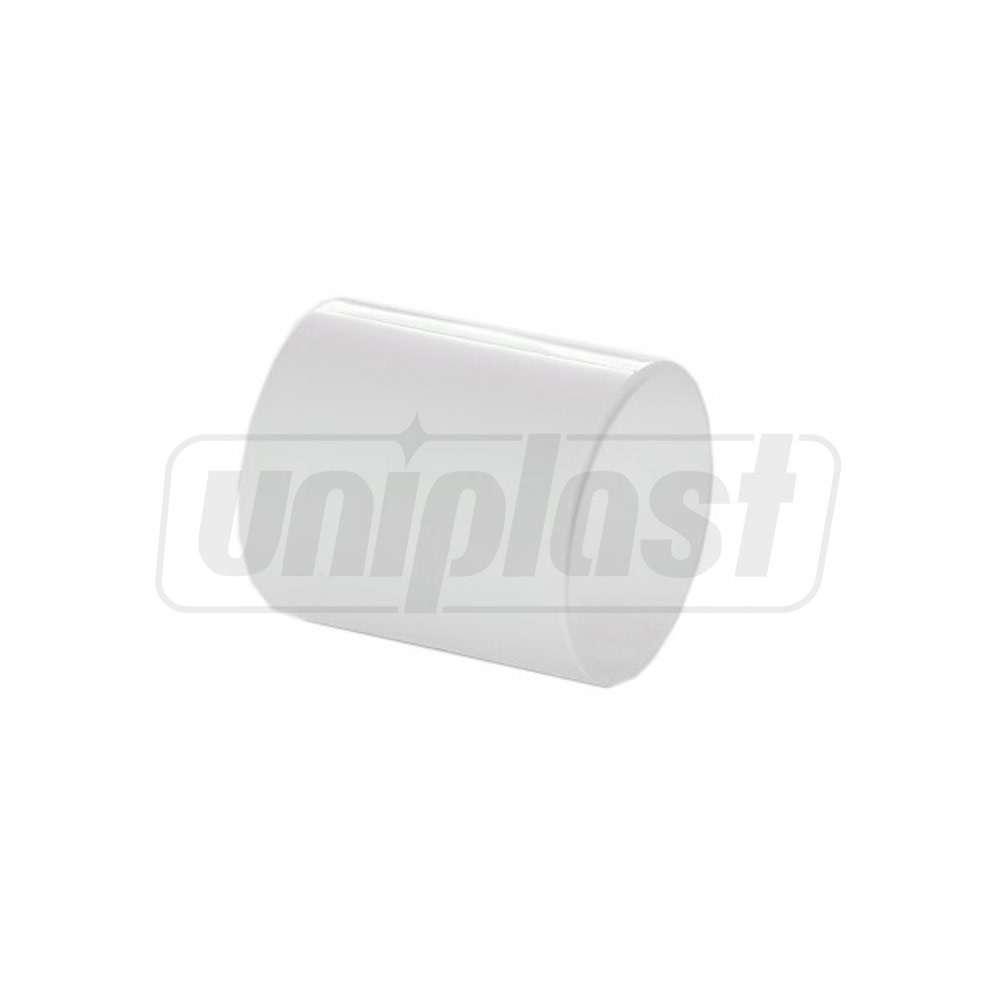Муфта ПВХ D. 80 (белая) FFBO80080  FIRST PLAST