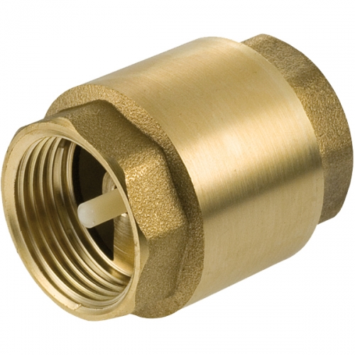 Обратный клапан пружинный D.  1/2" М/М бронзовый PN30 BRASS