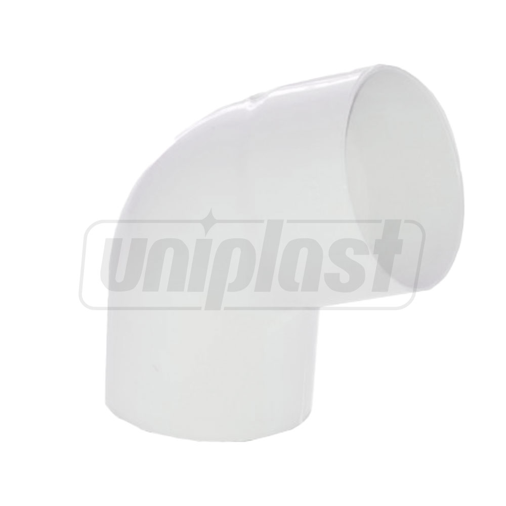 Cot burlan PVC D. 80 x 67° (alb) CL67080B  FIRST PLAST