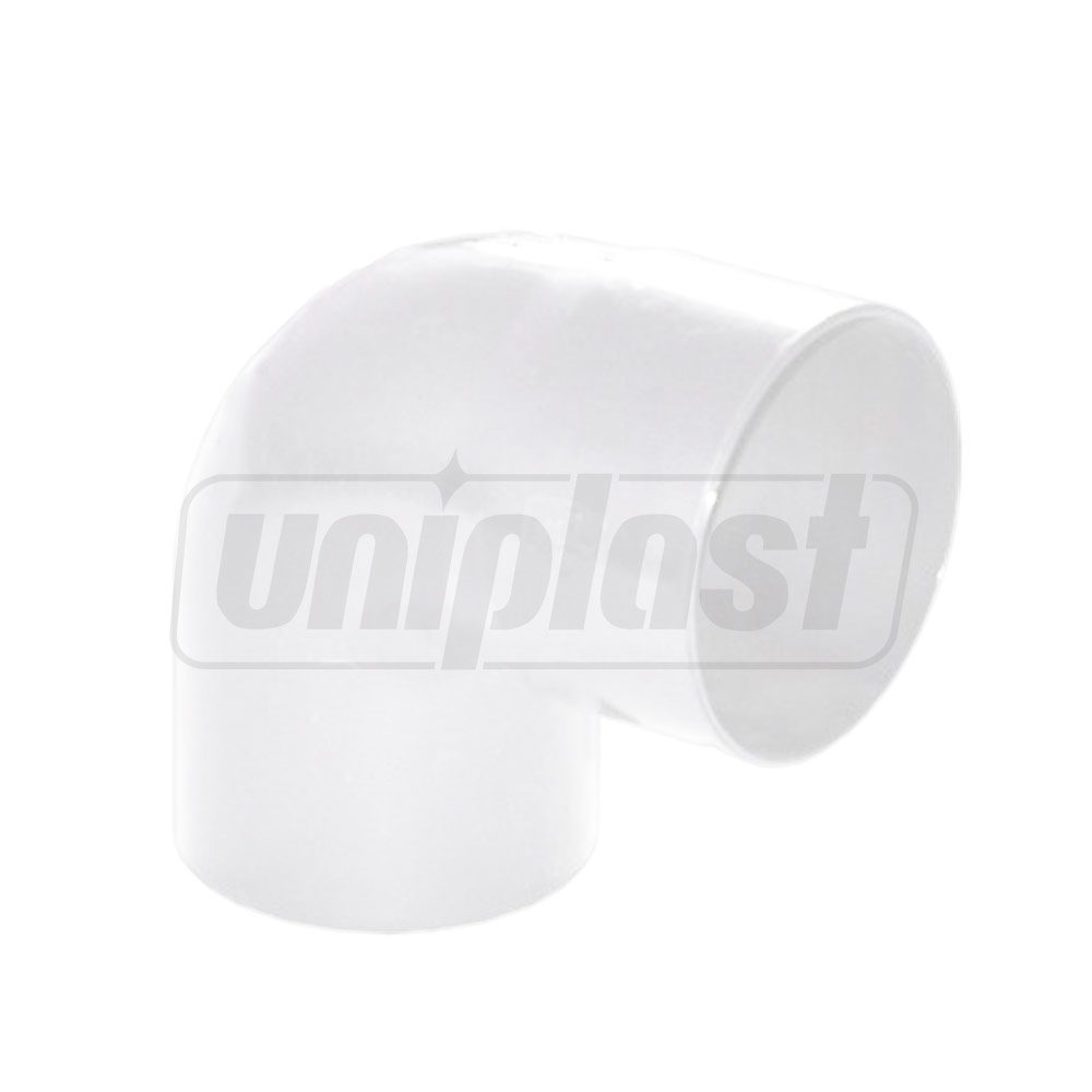 Отвод ПВХ D. 80 x 87° (белый) CL87080B  FIRST PLAST