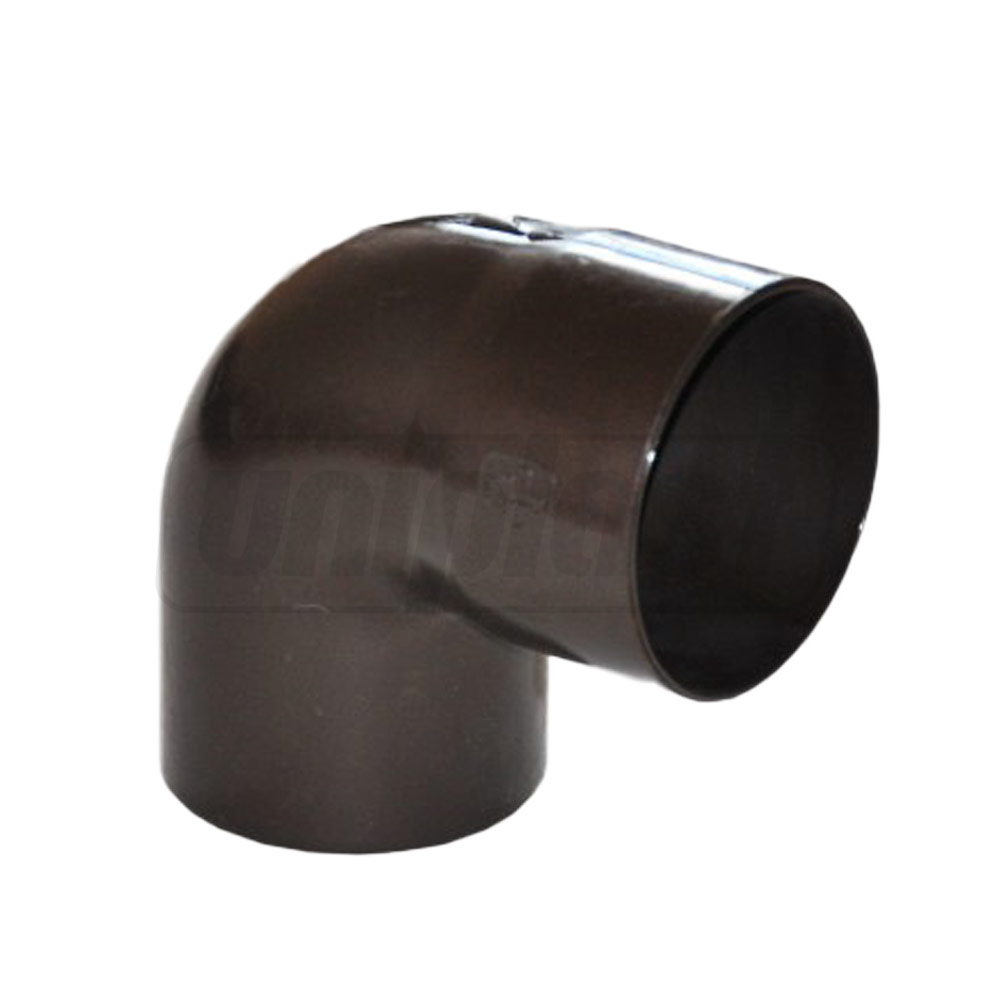 Отвод ПВХ D. 80 x 87° (коричневый) CL87080М  FIRST PLAST
