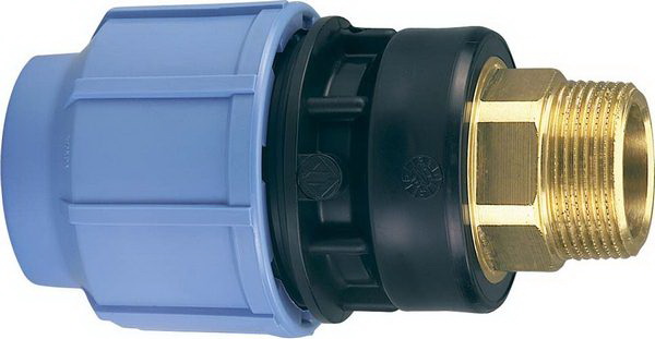 Adaptor compresiune alama D. 40 x 2" FE / 16 A  SAB