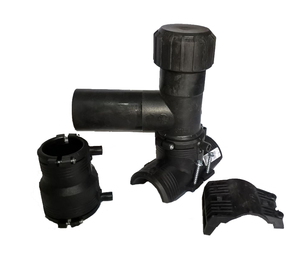 Teu bransare e/f D. 63 x 50 - KIT Duo-Bloc PE100 SDR11  +GF+