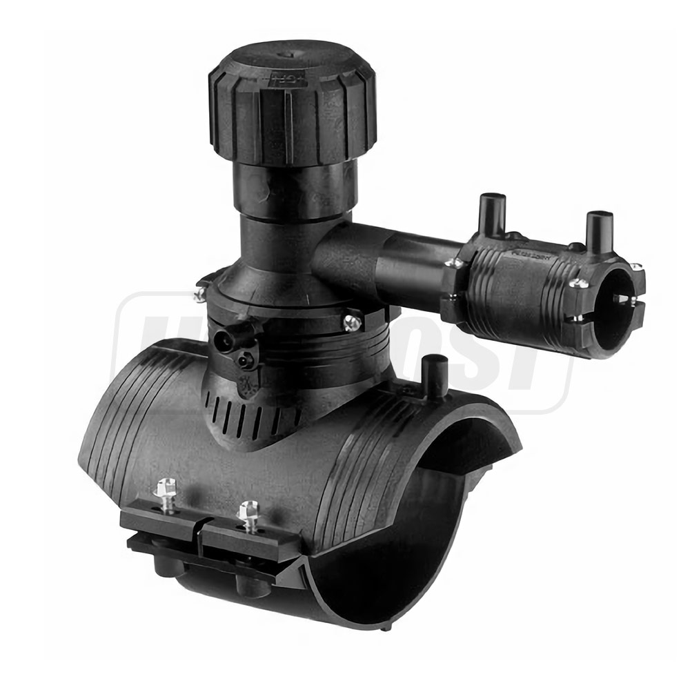 Седловой тройник e/f D. 75 x 50 - KIT Duo-Bloc PE100 SDR11  +GF+