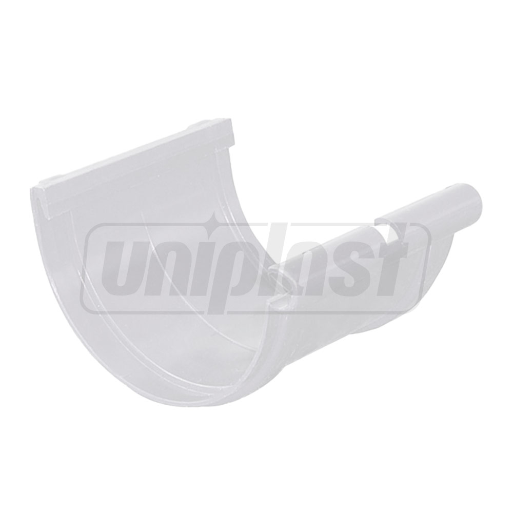 Соединение желоба Bi-sistem ПВХ D.125 (белое) GN125В  FIRST PLAST