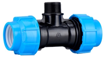 Teu compresiune D. 25 x 3/4" x 25 FE / 6 K
