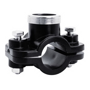 Piesa bransare teava PEHD D. 25 x 1/2" / 16 A cu 2 suruburi, cu inel  SAB