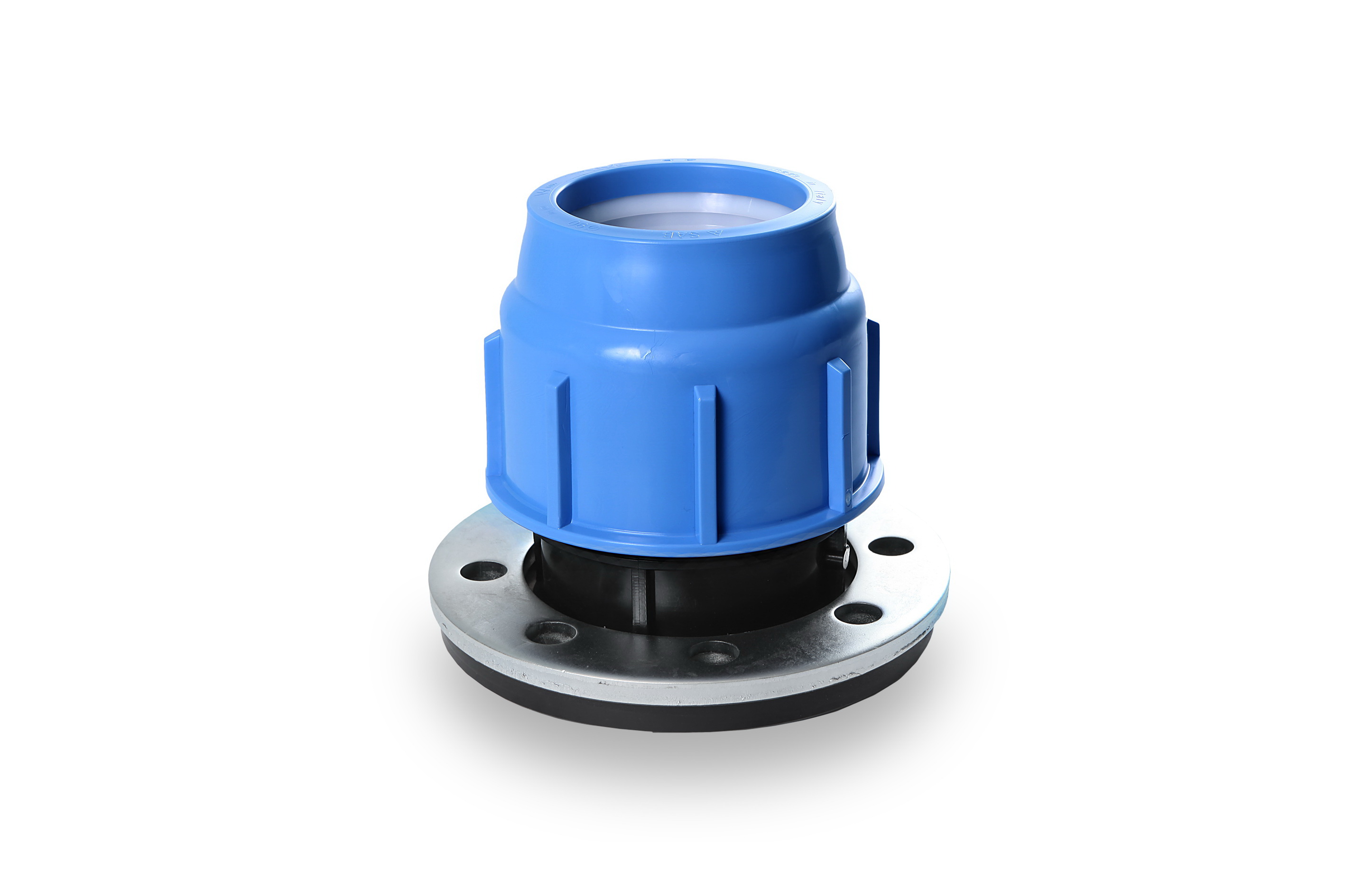 Adaptor compresiune cu flansa D. 50 x 1.1/2" / 16 A (flansa 4 gauri)  SAB