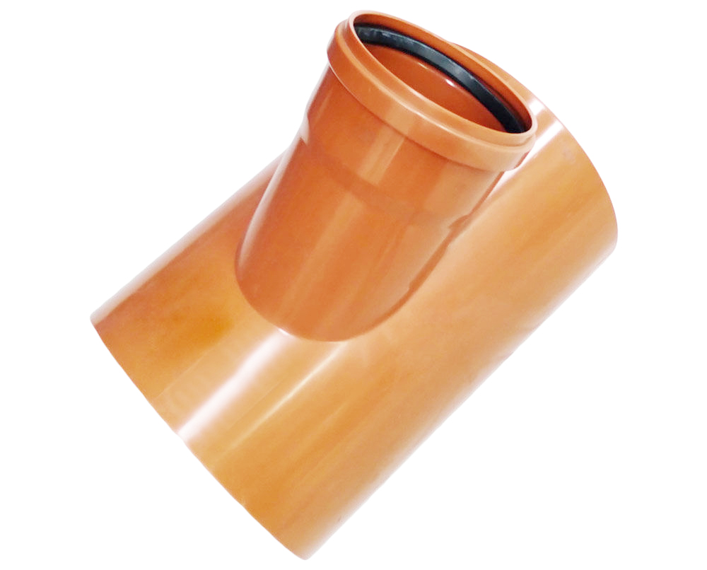 Хомут клеевой ПВХ D.250 x 110 / 45° (наружный)  BTN