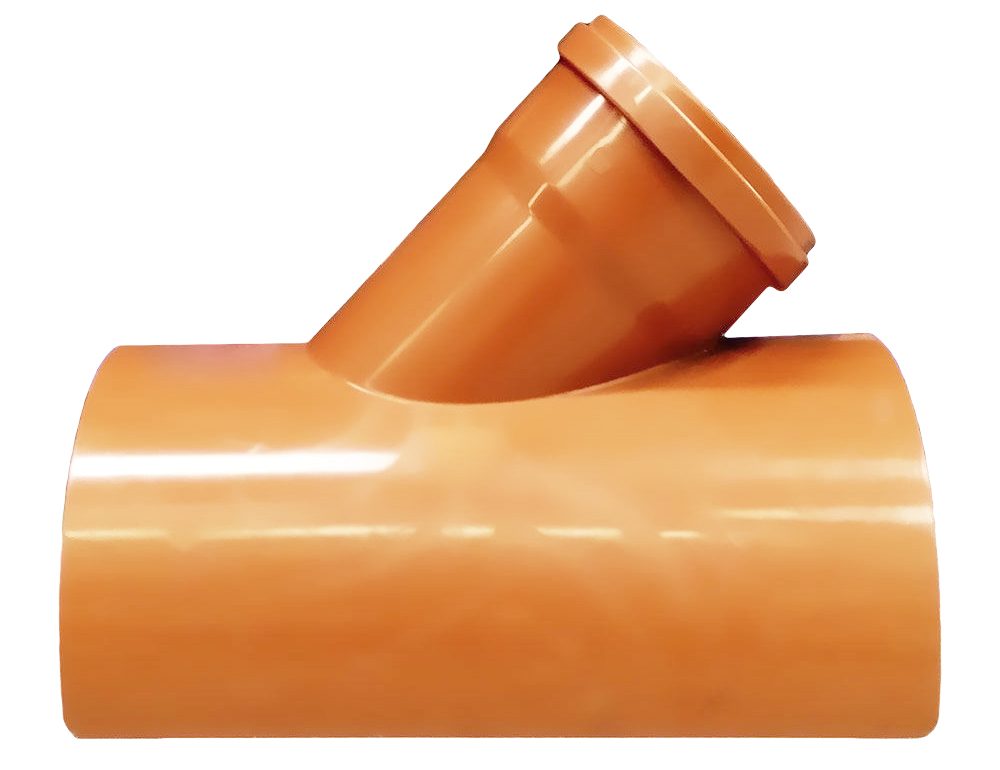 Хомут клеевой ПВХ D.250 x 110 / 45° (наружный)  BTN