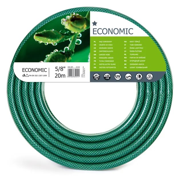 Шланг ECONOMIC D.  5/8" (15-18 мм) 20 bar поливочный 10-010  CELLFAST L=20 м