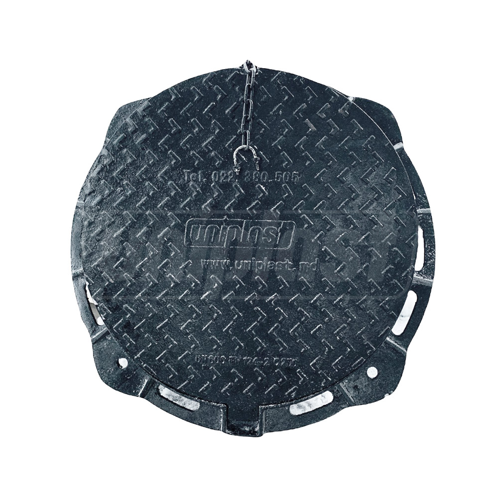 Capac din fonta D.600 EN-124 C250 45 kg (645x850x75 mm)