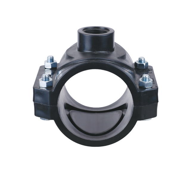Piesa bransare teava PEHD D.110 x 3/4" / 10 A cu 4 suruburi  SAB