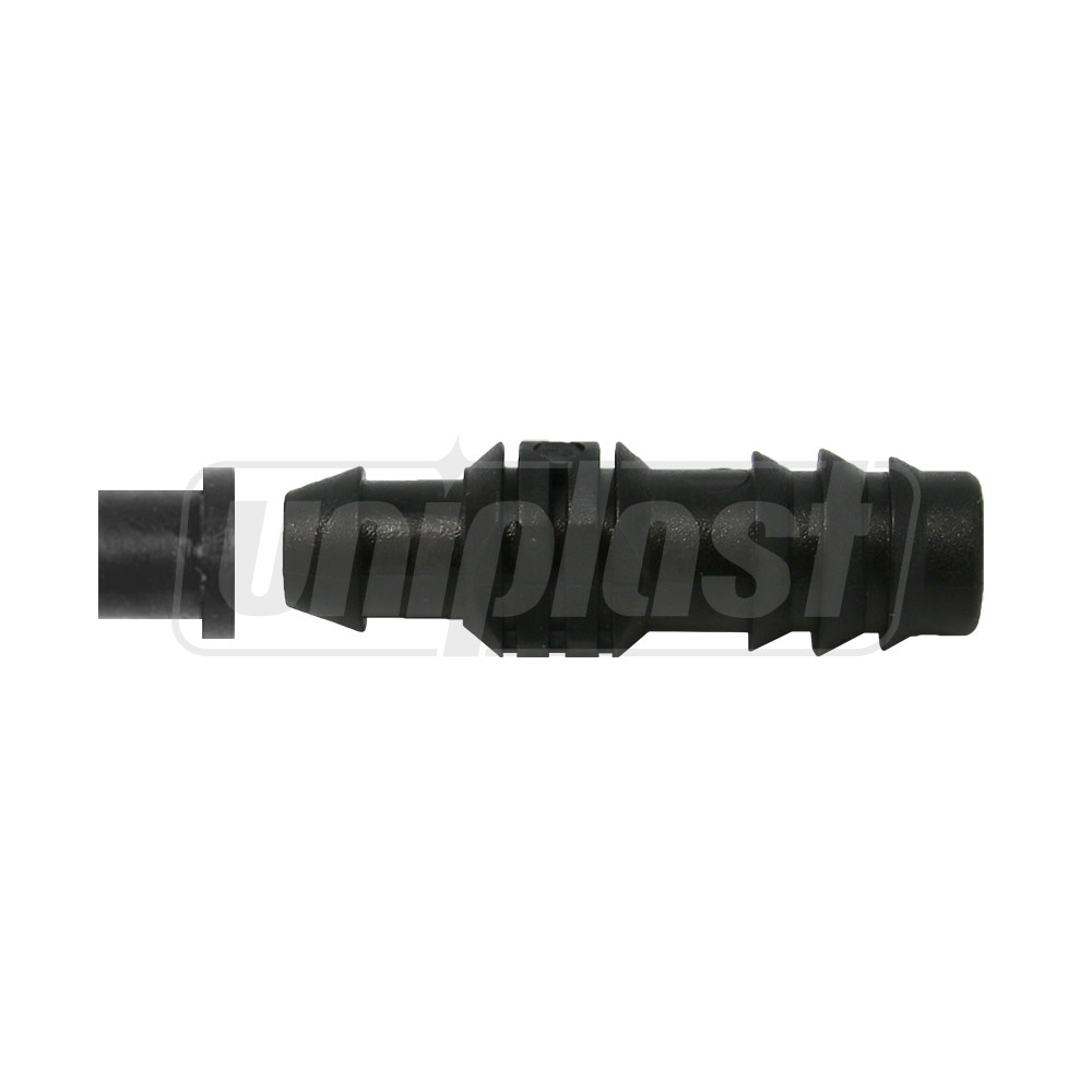 Conector PE / tub de picurare D. 16 (cu garnitura (T))  UNITAPE