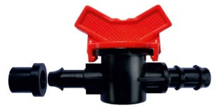 Robinet cilindric PE + tub de picurare D. 16 (cu garnitura (T))  UNITAPE