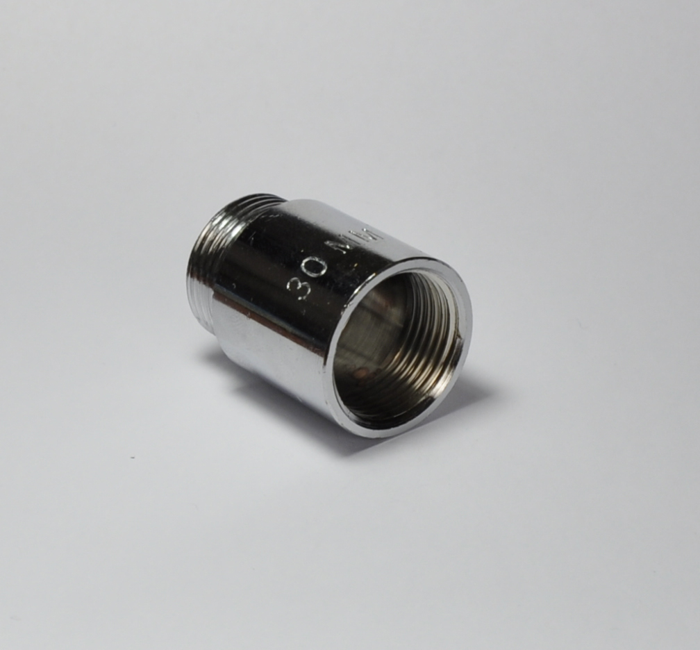 Reductie prelungitor D. 3/4" FE/FI alama nichelata  30 mm