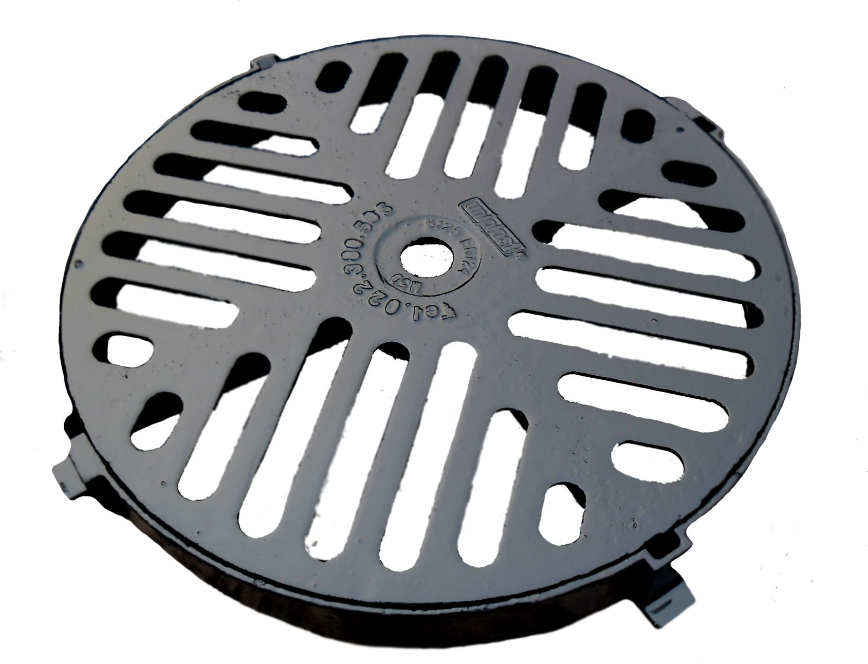 Сapac rotund ventilat din fonta cu rama D.520 B125 (450x520x20 mm)