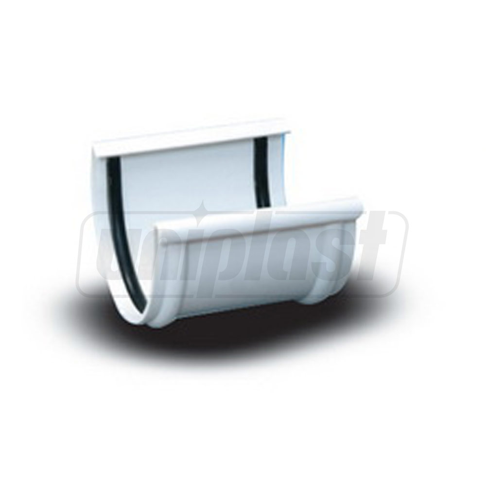Imbinare jgheab PVC D.100 (alba)  EGEPLAST
