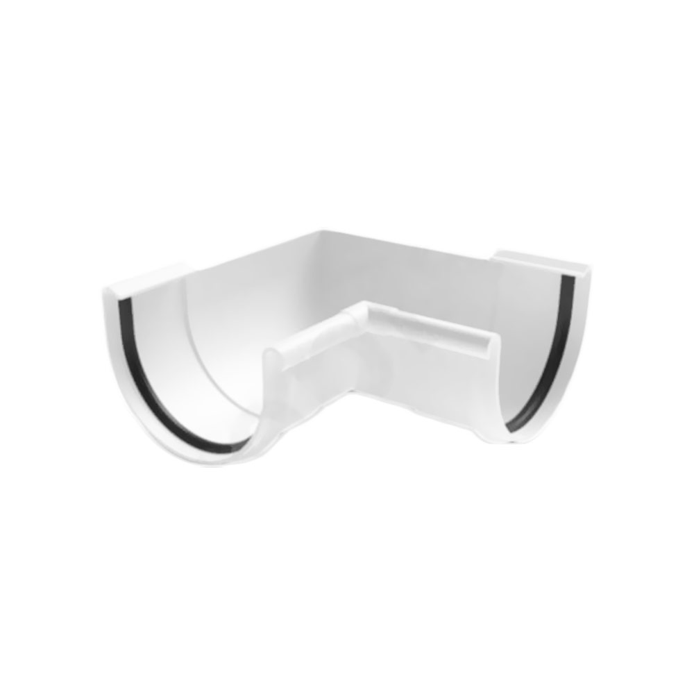 Cot jgheab PVC intern D.100 (alb)  EGEPLAST