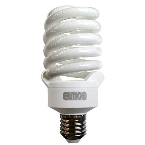Bec econom SPIRALAT 35W E27 6500K MW  ELMOS