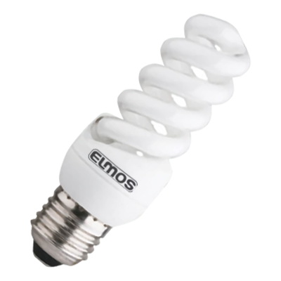 Bec econom SPIRALAT PLIN MI 11W E14 6500K MW  ELMOS