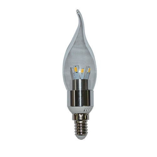 Bec Led Candle Long Tail 4W E27 4000K  ELMOS