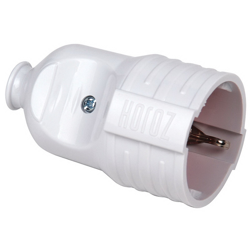 Розетка переносная евро 16A 250V (36 шт./коробка) (300.000.706)  HOROZ