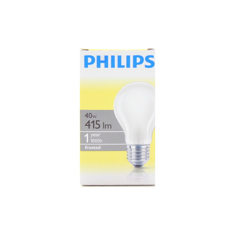 Bec incandescent PHILIPS A55 STAND E27 40W 230V CL