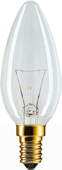 Bec incandescent PHILIPS B35 STAND E14 40W 230V CL
