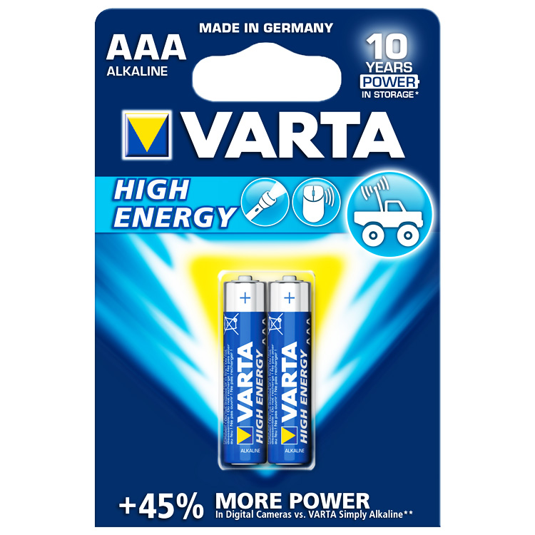 Батарейка VARTA Micro Longlife Power AAA (2 шт.)
