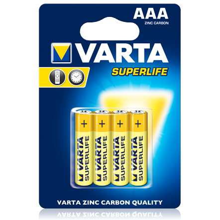 Батарейка VARTA Micro Superlife AAA (4 шт.)