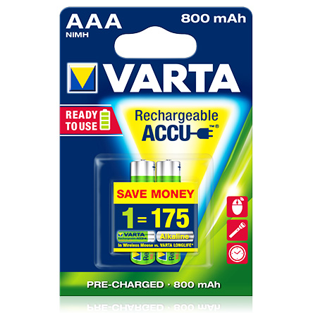 Acumulator VARTA Micro  800 mAh AAA (2 buc.)