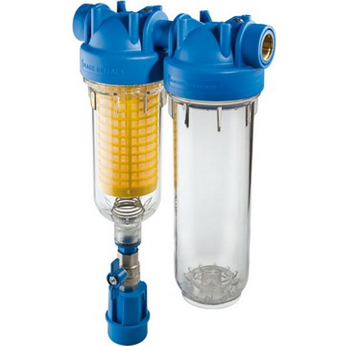 Фильтр для тонкой очистки воды 1" Duo RAH 90 мкм + 5 мкм HYDRA  ATLAS FILTRI