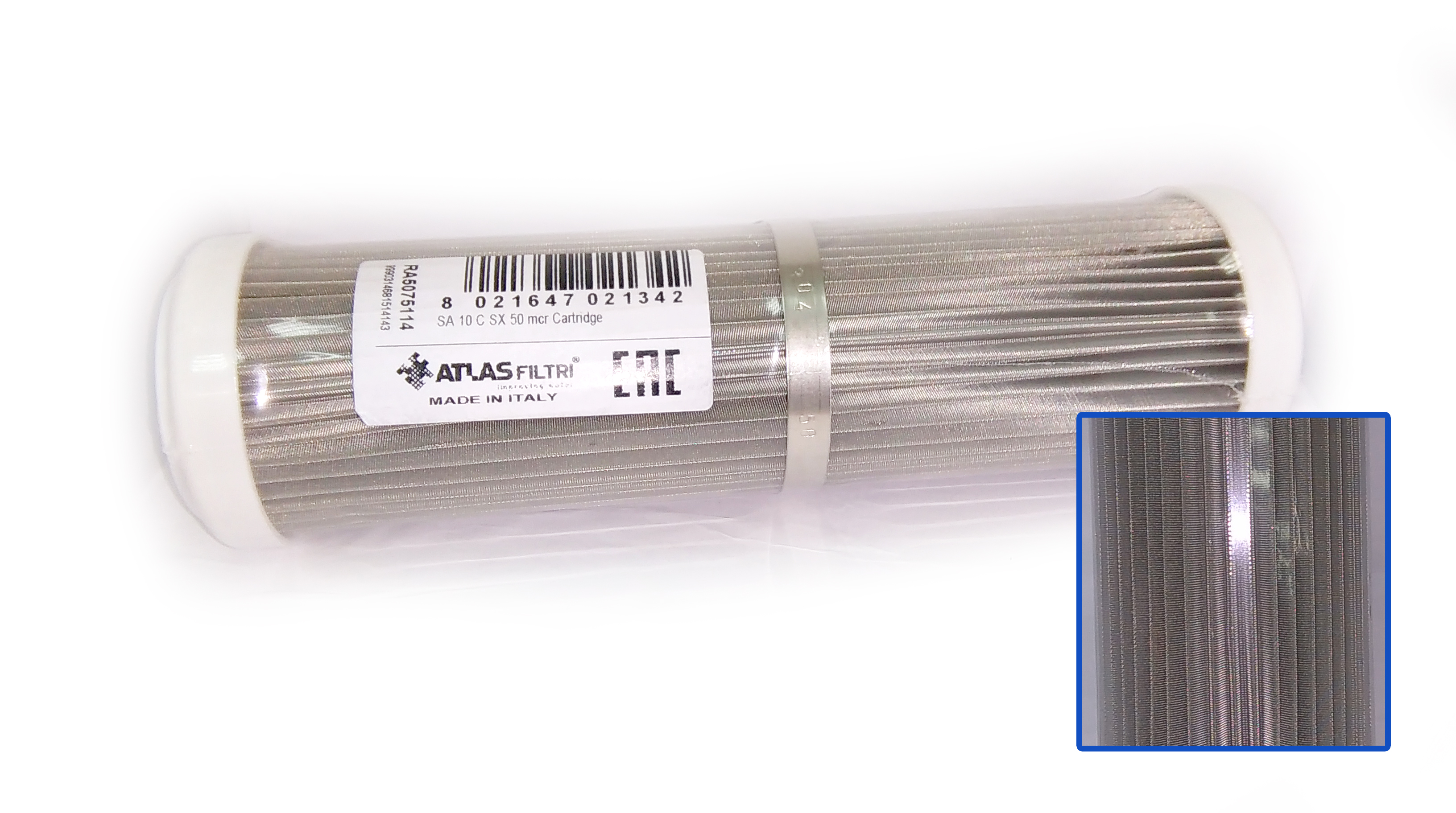 Cartus pentru filtru 10" 50 mcm SA-10" C SX INOX SANIC