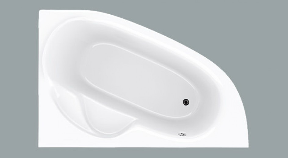 Сada de baie din acril BANOPERITO Blanca 150 x 100 cm dreapta asimetrica (3859)