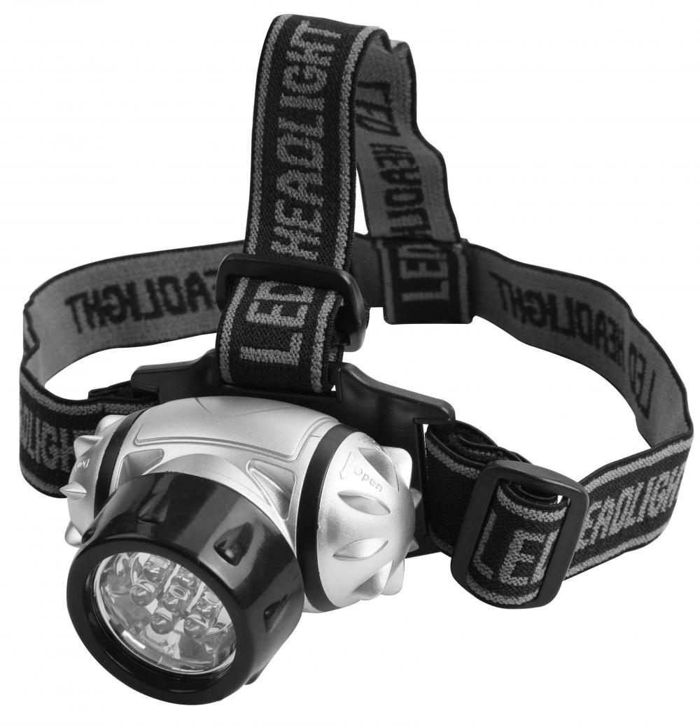 Фонарик светодиодный налобный 7LED/50LM (3 позиции)  TOLSEN