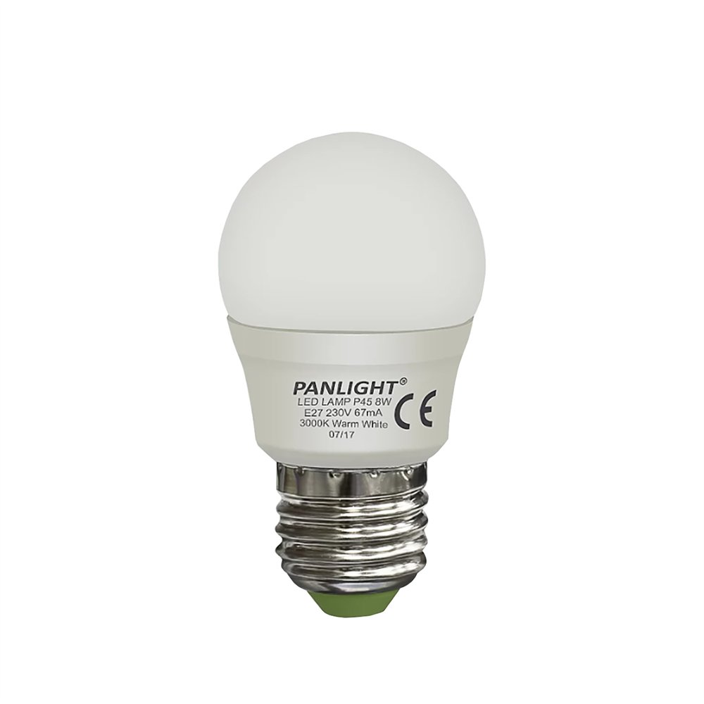 Лампочка светодиодная PL-P45 Mini Globe Frosted 8W E27 230V 3000K (31925)