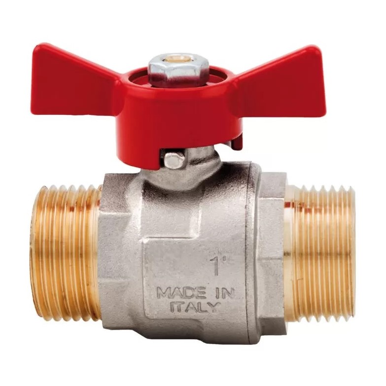 Robinet bila D. 1" FE/FE fluture PN40 "Full" (urechiusa pentru sigiliu)  ITAP