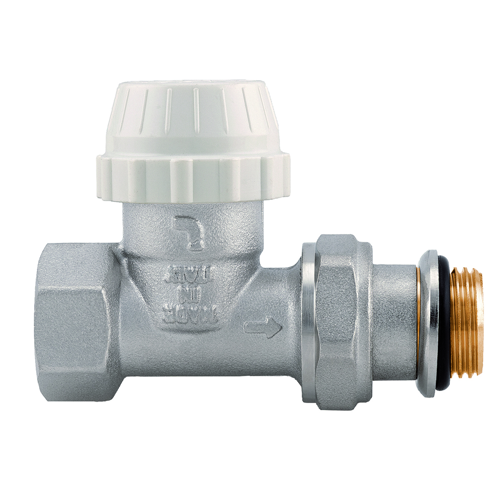 Robinet calorifer drept Tur D. 1/2" FI/FE PN10 pentru cap termostatic cu garnitura  ITAP