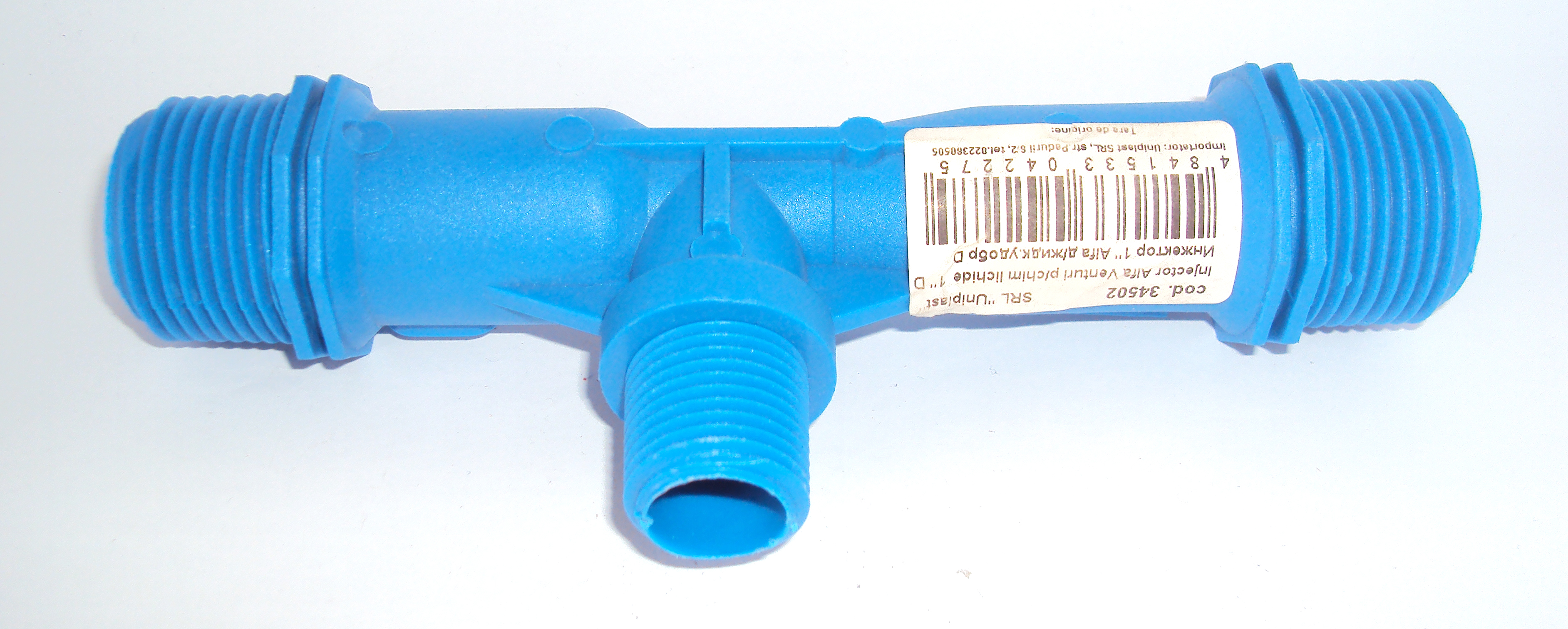 Injector D. 1" Alfa Venturi pentru chim lichide (reparator)  PLASTICA ALFA