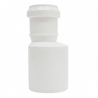 Reductie PVC D.110 x 75 excentrica (alba) 17153  EGEPLAST