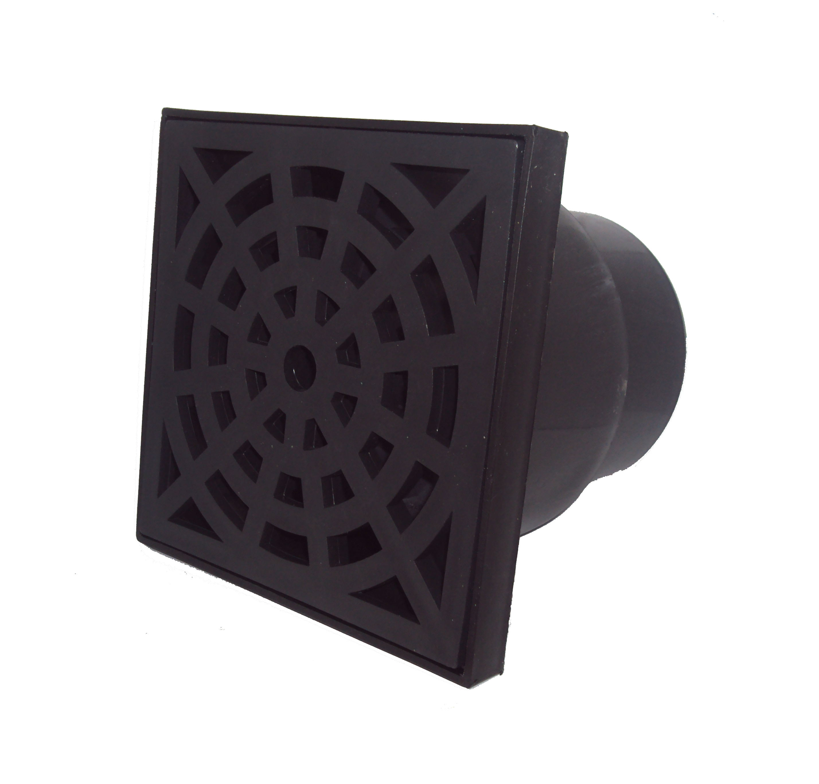 Sifon de pardoseala PP D.110 vertical (negru) (150 x 150 mm)  INSTALPLAST