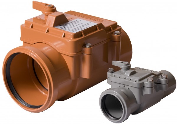 Обратный клапан D. 50 ПП (серый)  INSTALPLAST