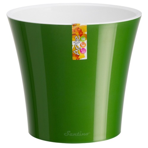 Ghiveci ARTE 0.6 L (verde-auriu-alb)