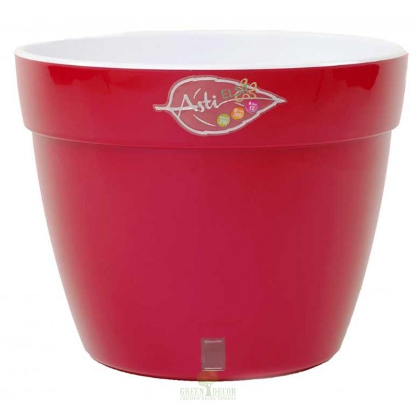 Ghiveci ASTI  2.5 L (rosu-alb)