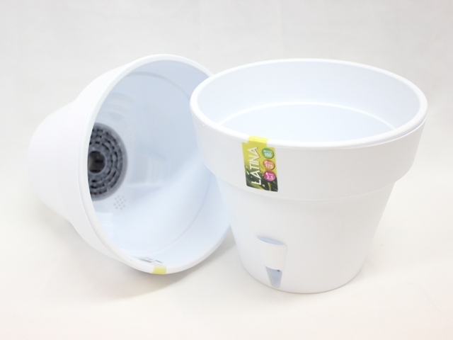 Ghiveci LATINA  5.5 L (alb)