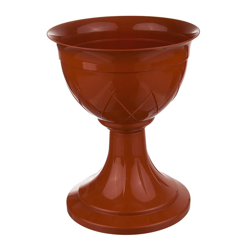 Ghiveci LILIA  6 L pe picior (teracota)