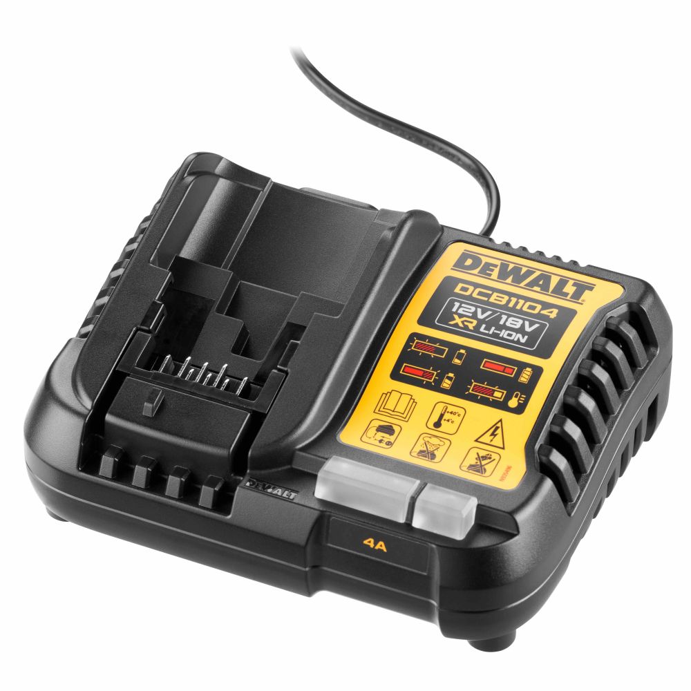 Зарядное устройство для аккумулятора DCB1104P2 Li-lon 12V/18V +2 аккумулятора Li-lon 18V 5.0Ah DEWALT