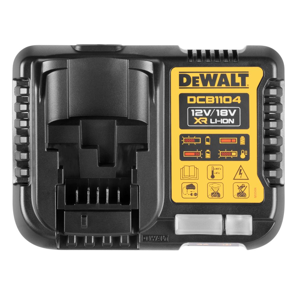 Зарядное устройство для аккумулятора DCB1104P2 Li-lon 12V/18V +2 аккумулятора Li-lon 18V 5.0Ah DEWALT